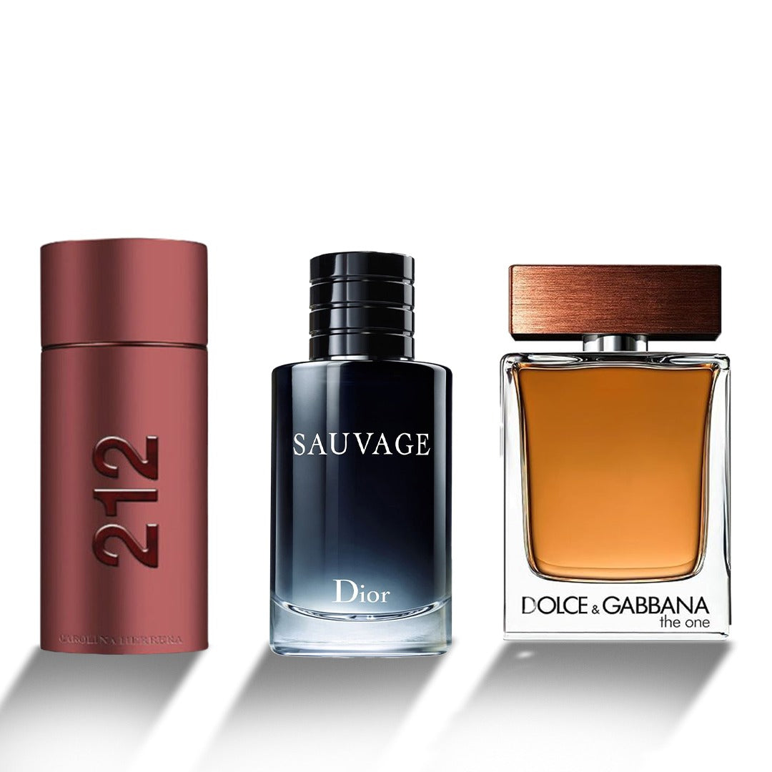 ( Sauvage & 212 Sexy & The One  )